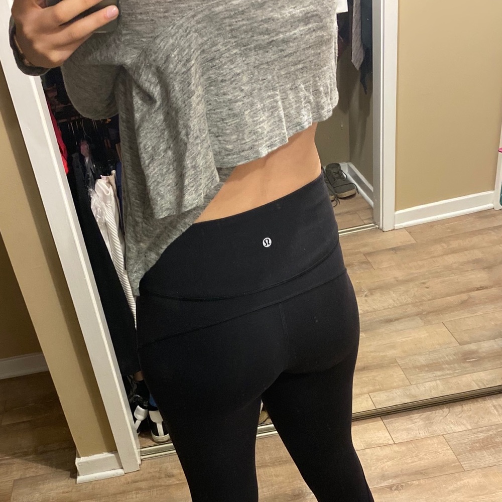 Grey cropped back ALC sweater shirt.